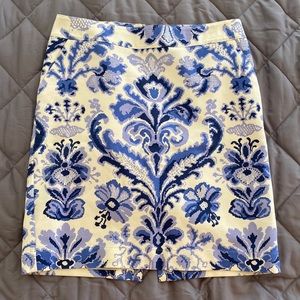 Printed mini skirt